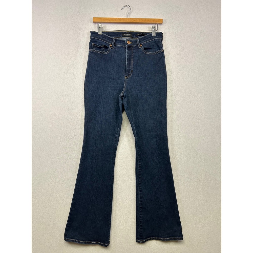 Boho Retro Banana Republic Womens 29 Dark Wash High Rise Flare Jeans